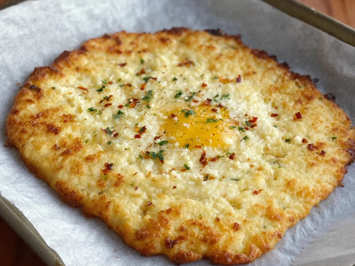 2-Ingredient Cottage Cheese Flatbread - Image 1