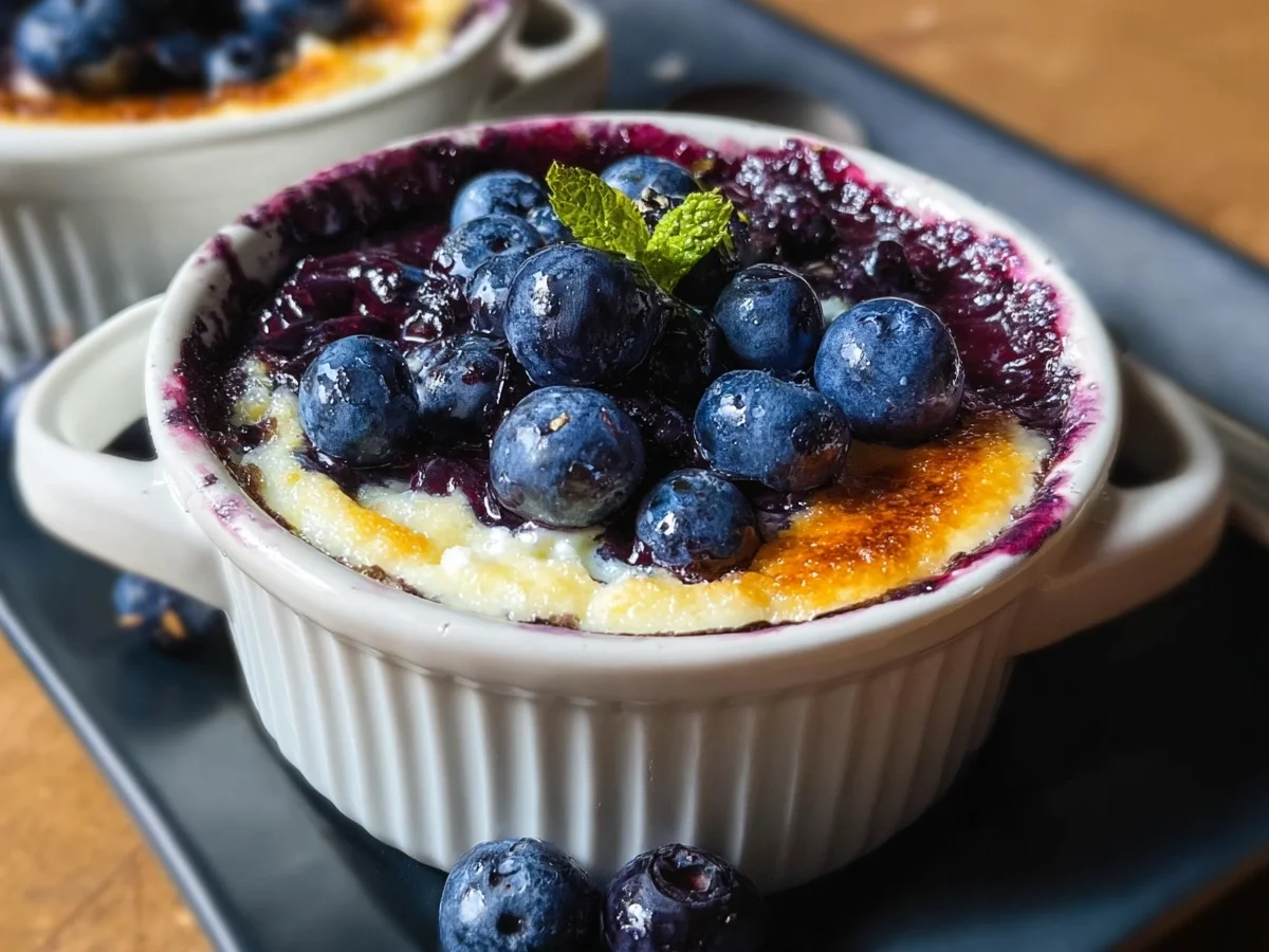 Baked Blueberry Cottage Cheese Bowls - Image 1