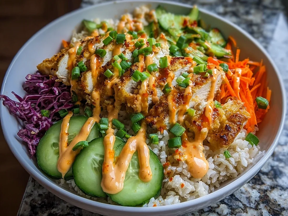 Bang Bang Chicken Bowl: Quick High-Protein Dinner - Image 1
