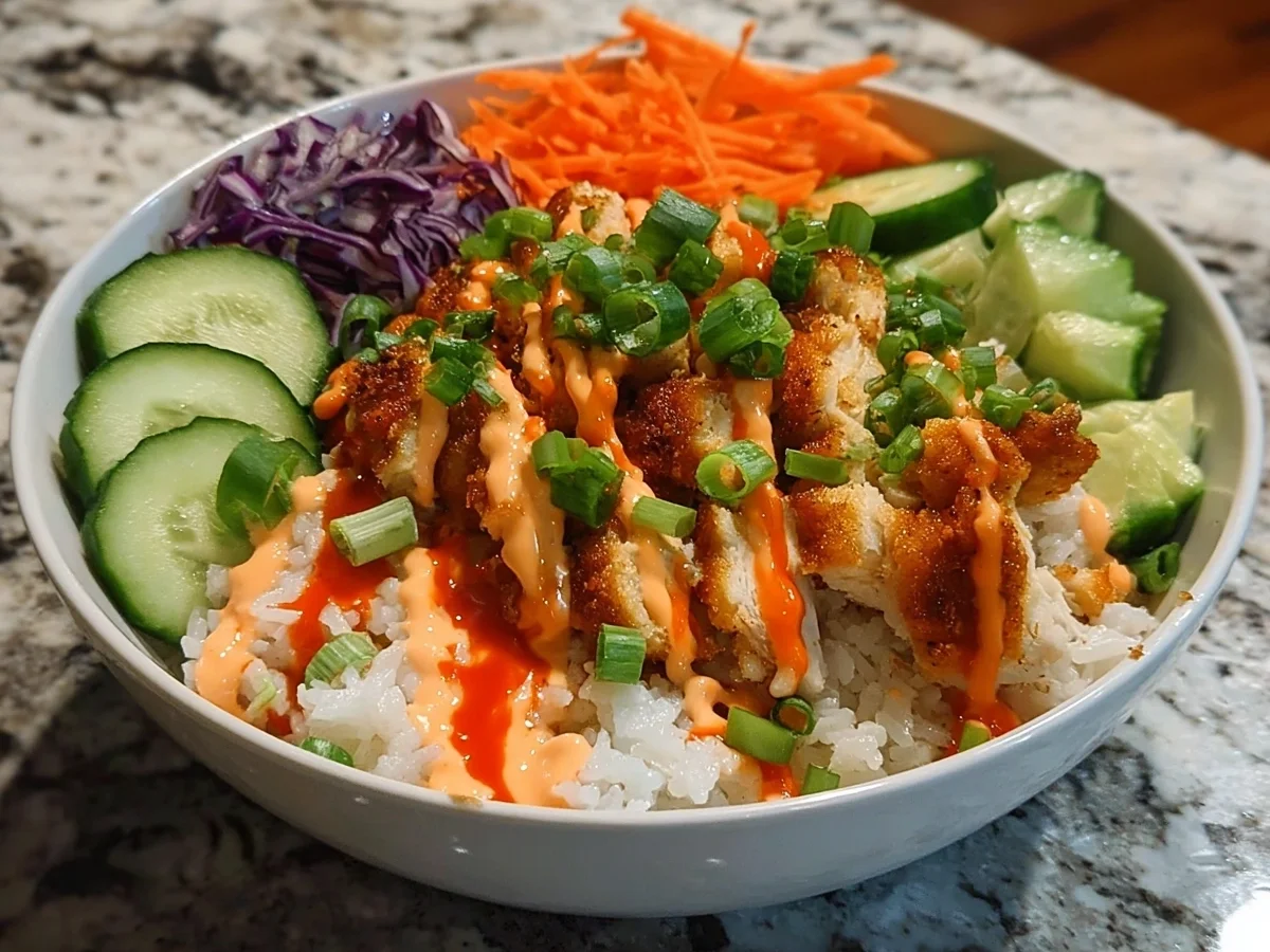 Bang Bang Chicken Bowl: Quick High-Protein Dinner - Image 2