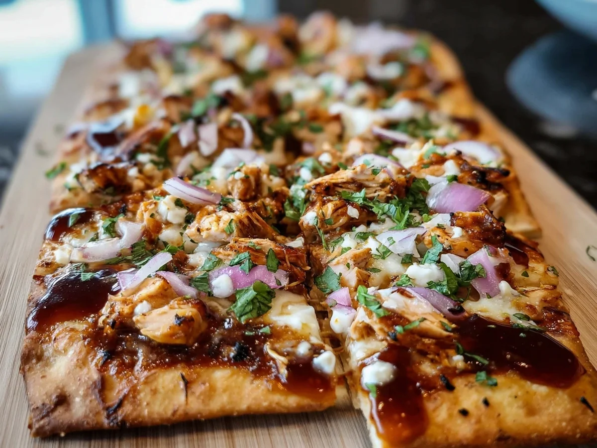 BBQ Chicken Flatbread High Protein Dinner - Image 1