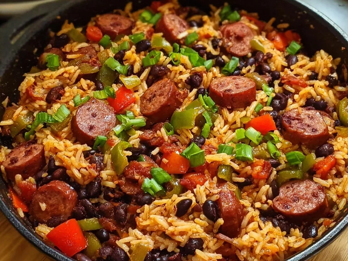 Black Beans & Rice with Turkey Sausage - Image 1