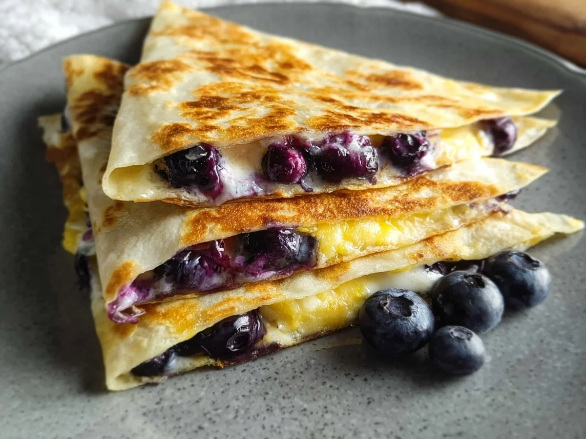 Blueberry Breakfast Quesadilla Recipe - Image 1