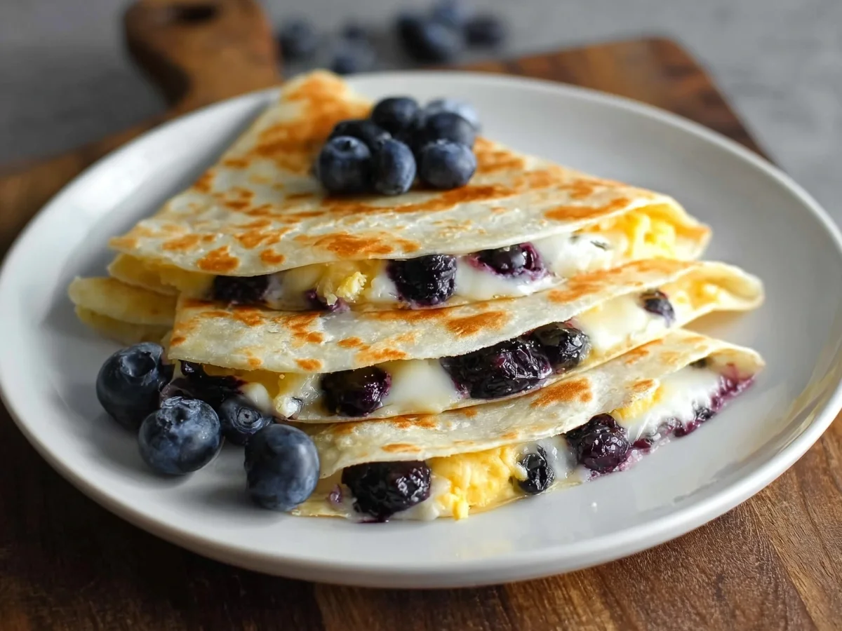 Blueberry Breakfast Quesadilla Recipe - Image 2