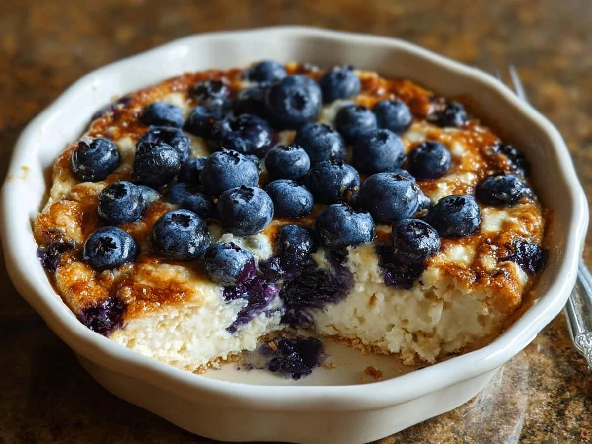 Blueberry Cottage Cheese Breakfast Bake - Image 1