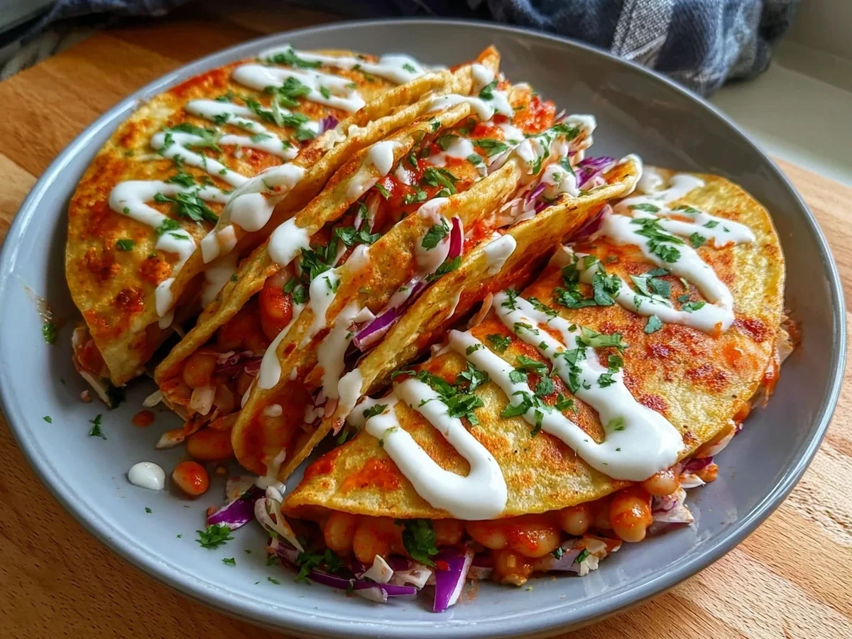 Buffalo White Bean Tacos: Plant-Based Dinner - Image 1