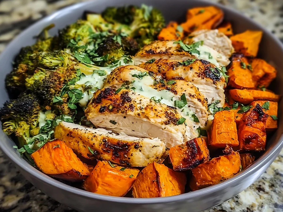 Chicken Sweet Potato Bowl for Meal Prep - Image 2