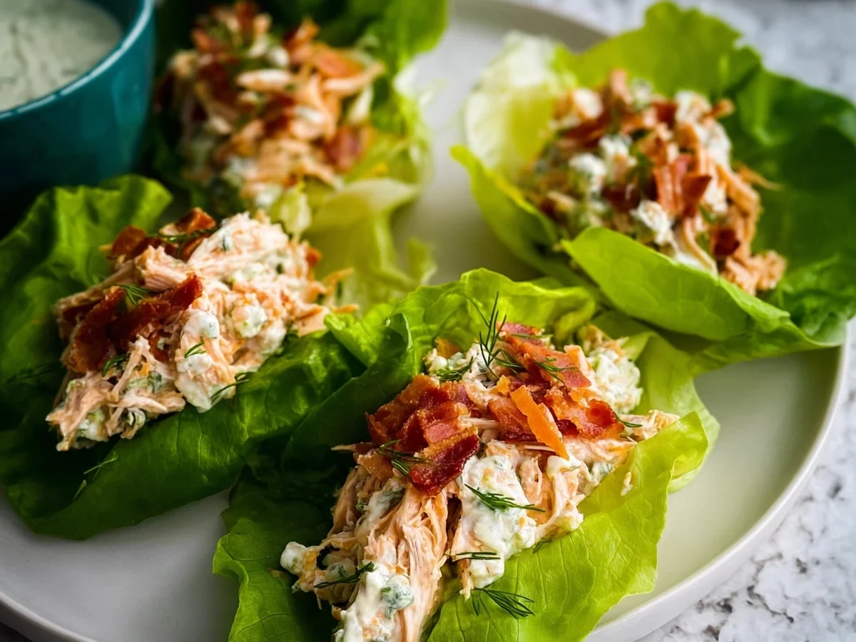 Chicken Turkey Ham Ranch Lettuce Wraps - Image 2