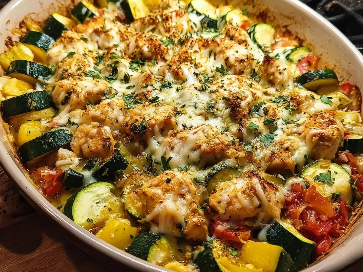 Chicken Zucchini Bake - High Protein Dinner - Image 1