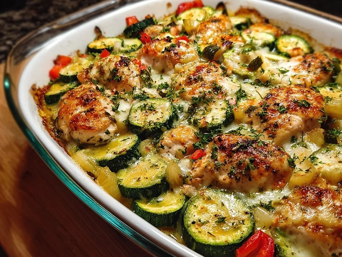 Chicken Zucchini Bake - High Protein Dinner - Image 2