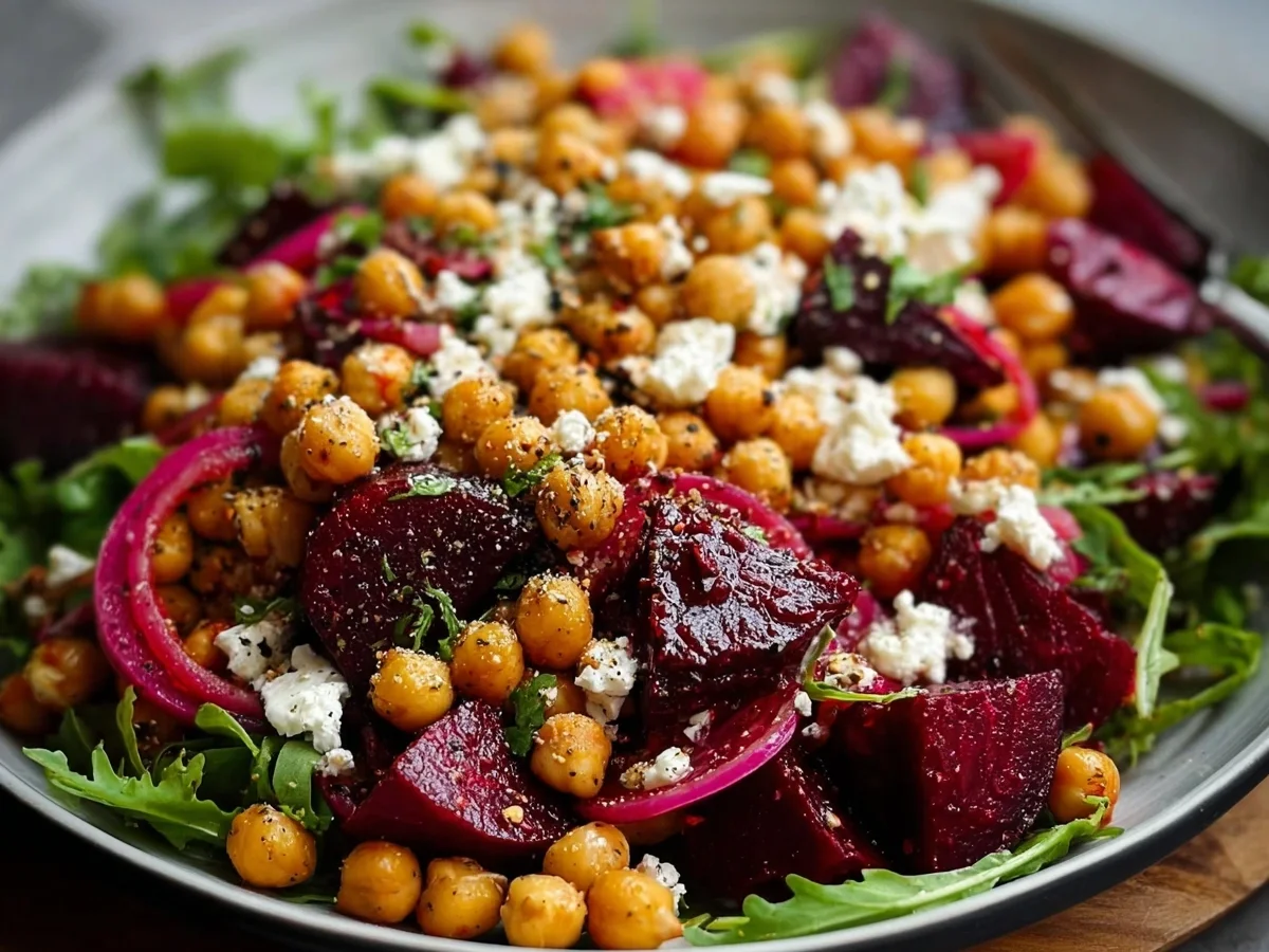Chickpea, Beet & Feta High Protein Salad - Image 2