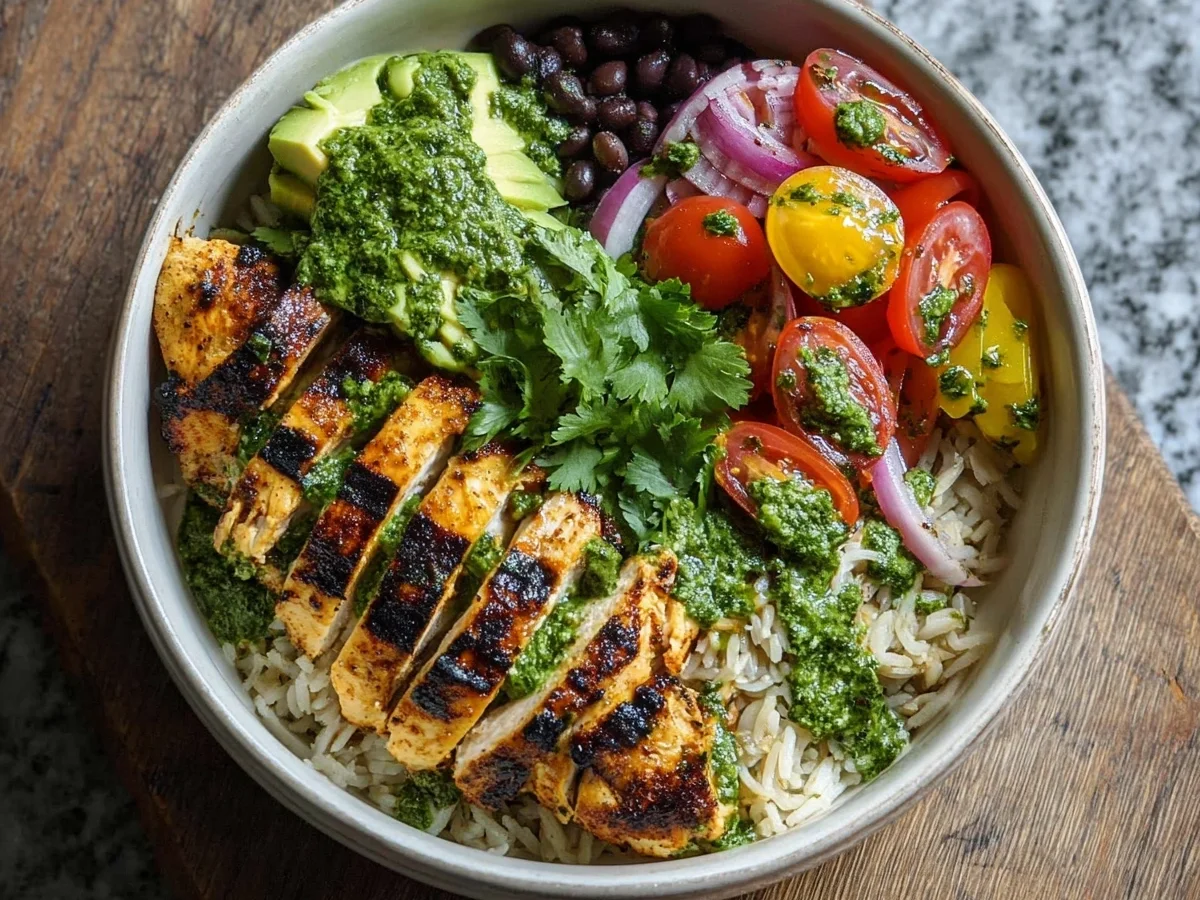 Chimichurri Grilled Chicken Bowl - Image 1