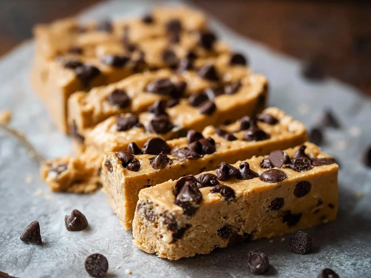 Cookie Dough Protein Bars: No-Bake Snack - Image 1