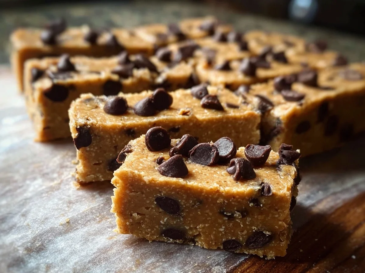 Cookie Dough Protein Bars: No-Bake Snack - Image 2