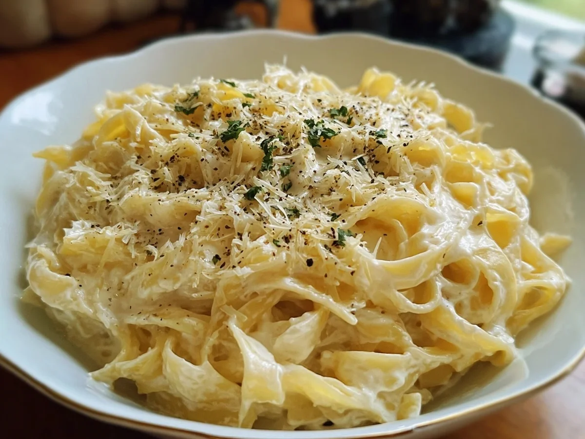 Cottage Cheese Alfredo Creamy High-Protein Pasta - Image 1