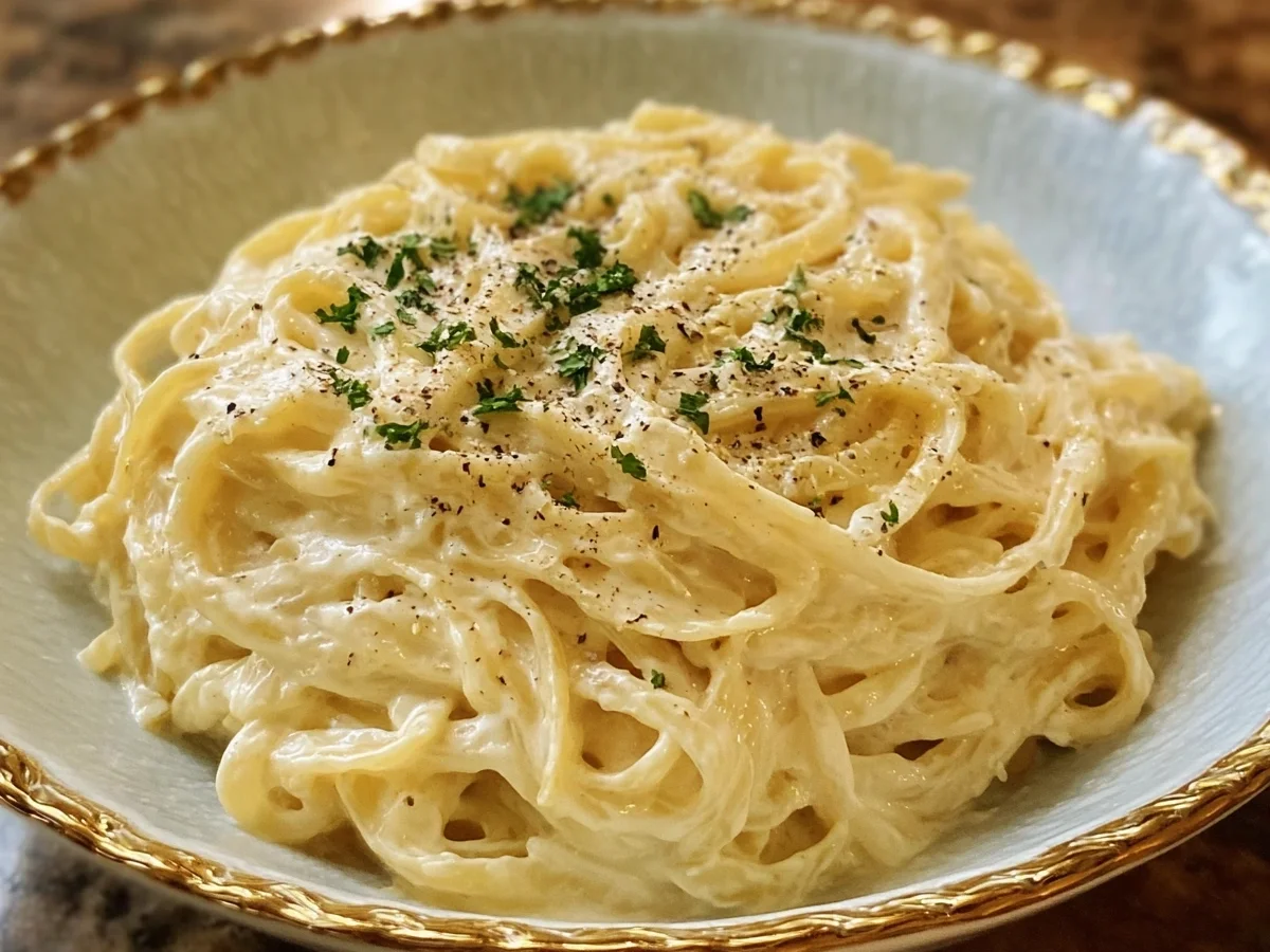 Cottage Cheese Alfredo Creamy High-Protein Pasta - Image 2
