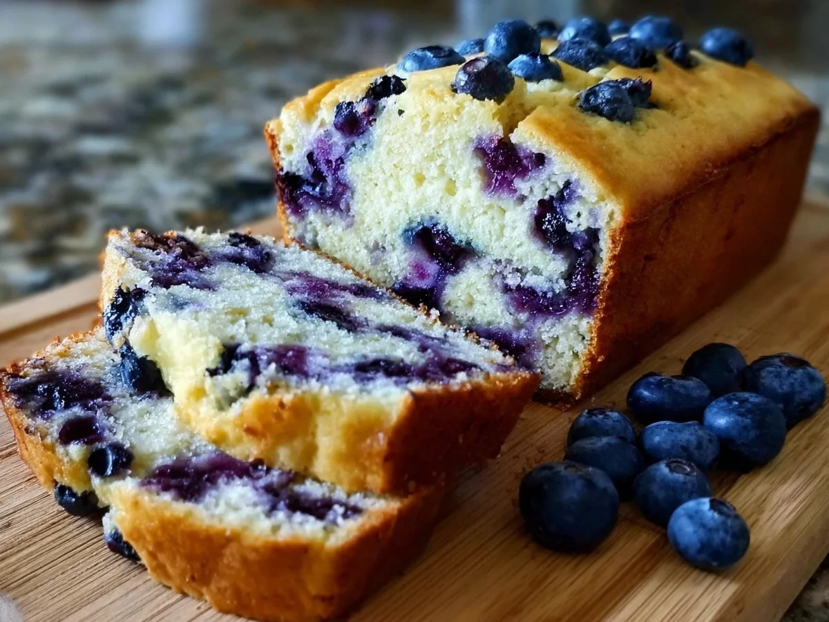 Cottage Cheese Blueberry Bread - Image 1