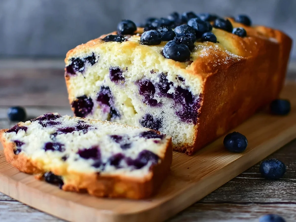 Cottage Cheese Blueberry Bread - Image 2