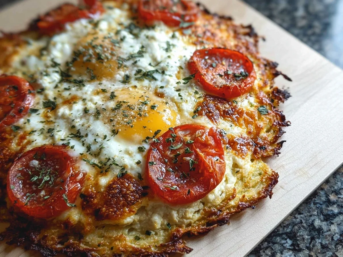 Cottage Cheese Flatbread Pizza | Low Carb - Image 1
