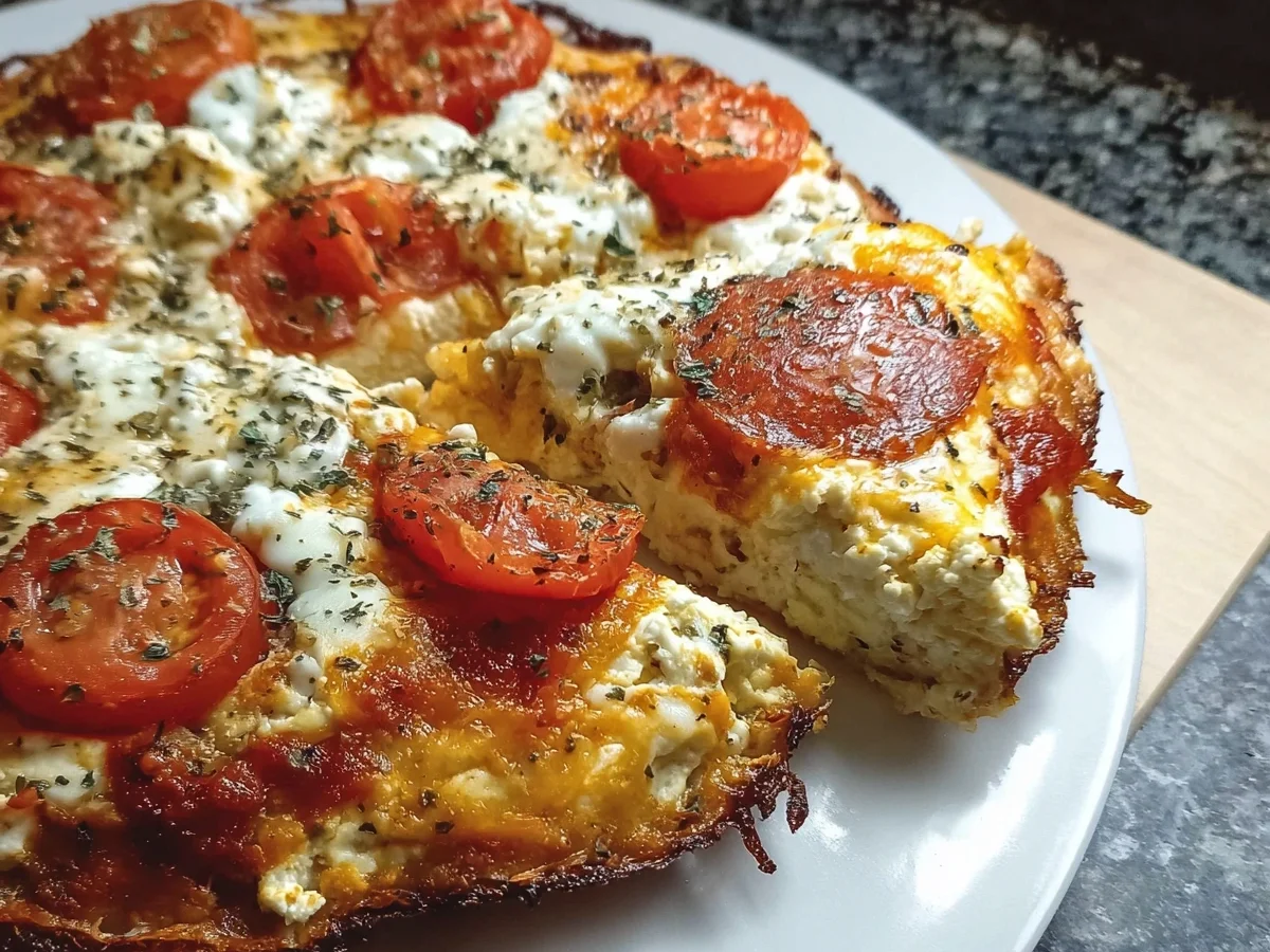 Cottage Cheese Flatbread Pizza | Low Carb - Image 2