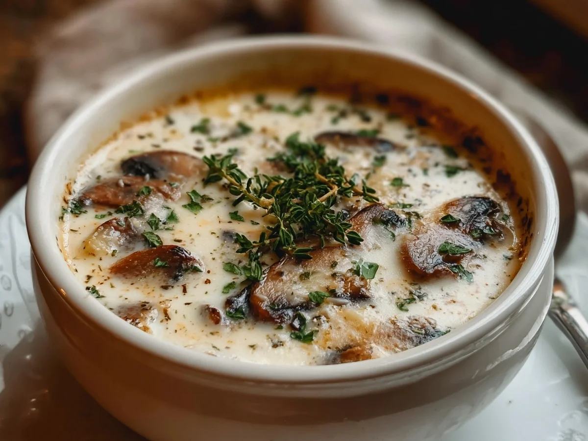 Cottage Cheese Mushroom Soup: Creamy & Healthy - Image 1