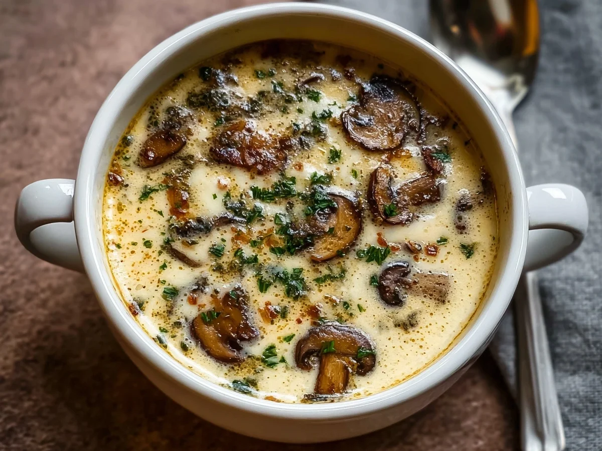 Cottage Cheese Mushroom Soup | High Protein - Image 2