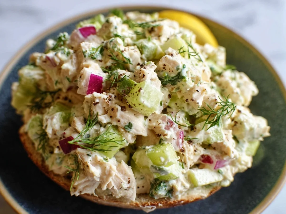 Cottage Cheese Tuna Salad | High Protein Meal Prep - Image 1