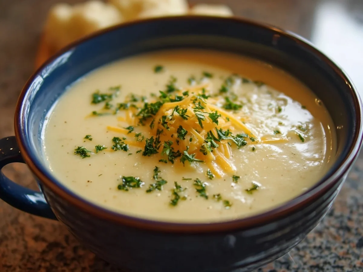Creamy Cheddar Cauliflower Soup - Image 2