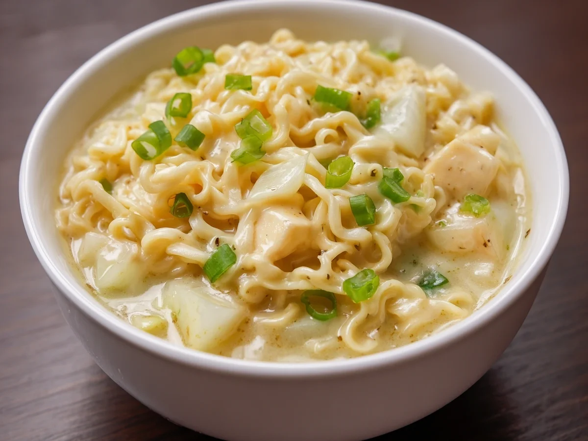Creamy Cheesy Ramen Noodles - Image 2