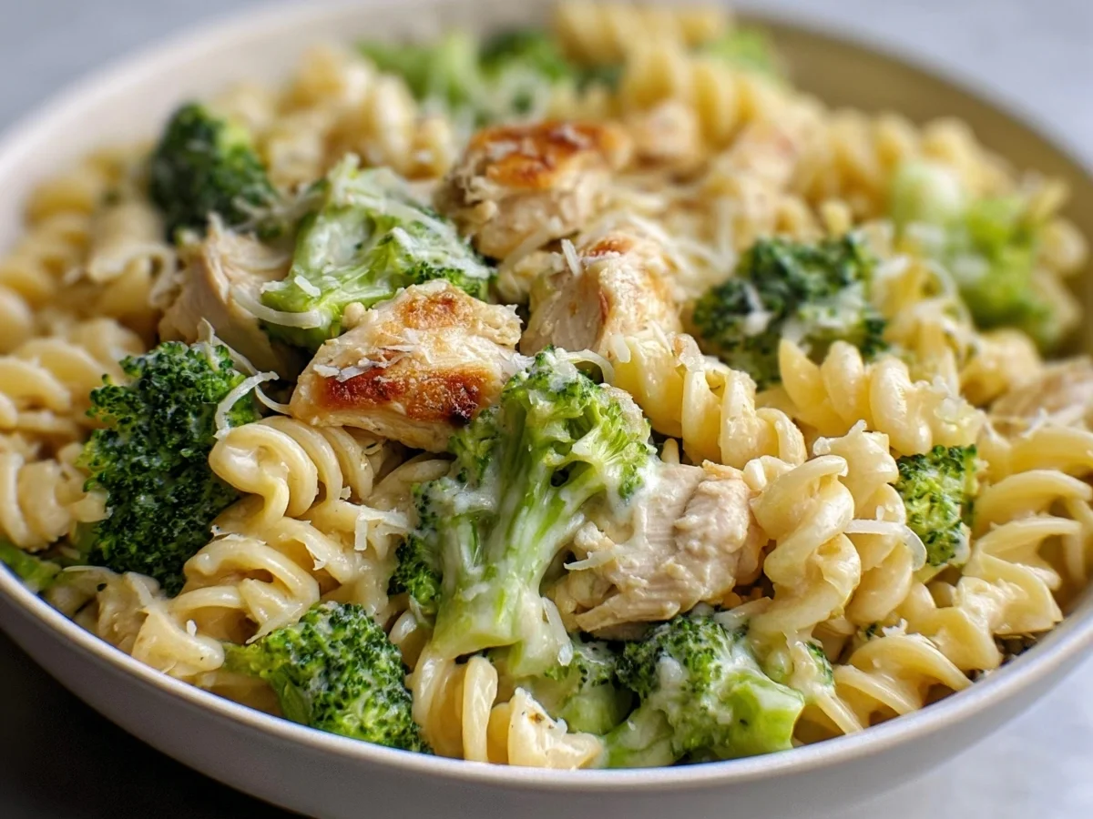 Creamy Rotisserie Chicken Broccoli Pasta - Image 1