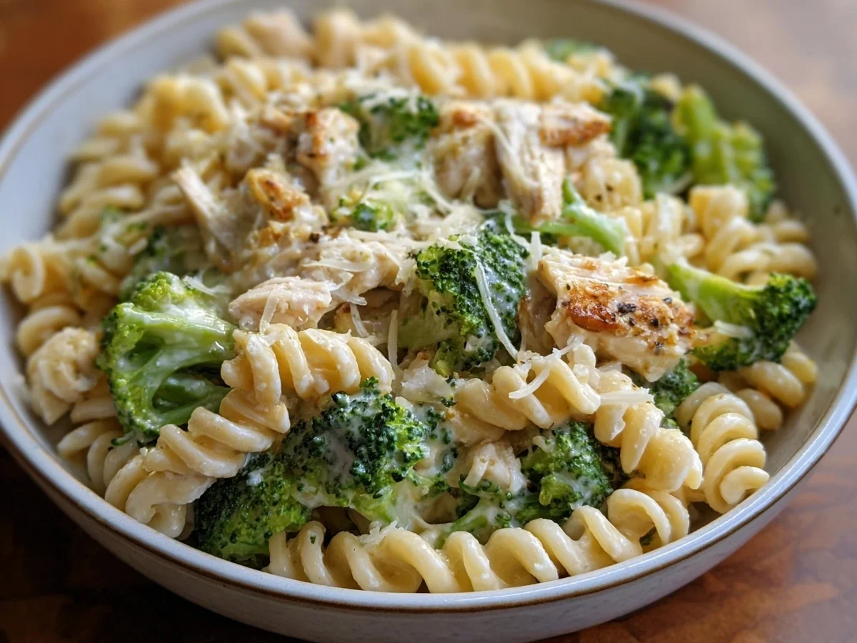 Creamy Rotisserie Chicken Broccoli Pasta - Image 2