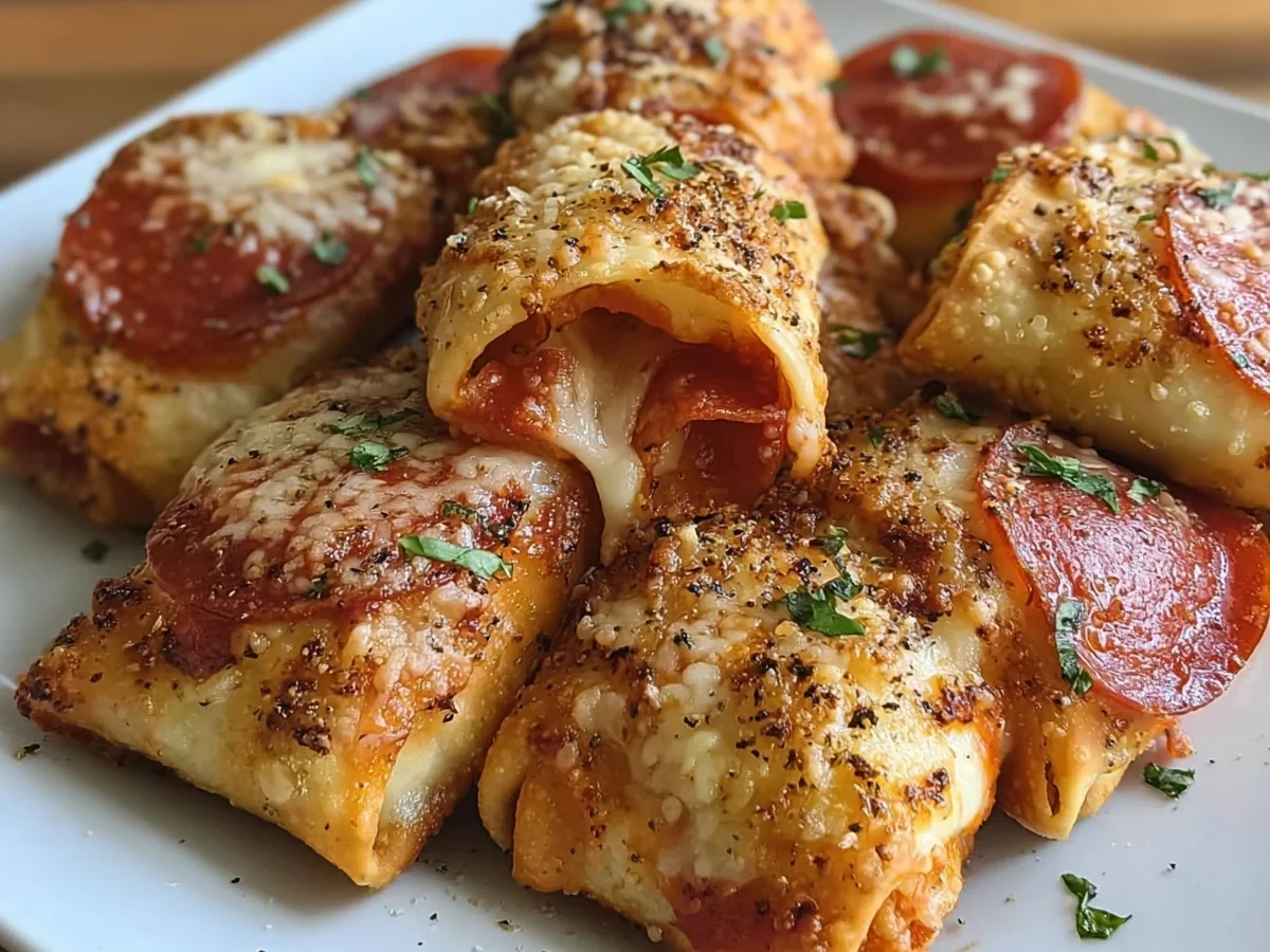 Crispy Air Fryer Pizza Rolls Recipe - Image 1