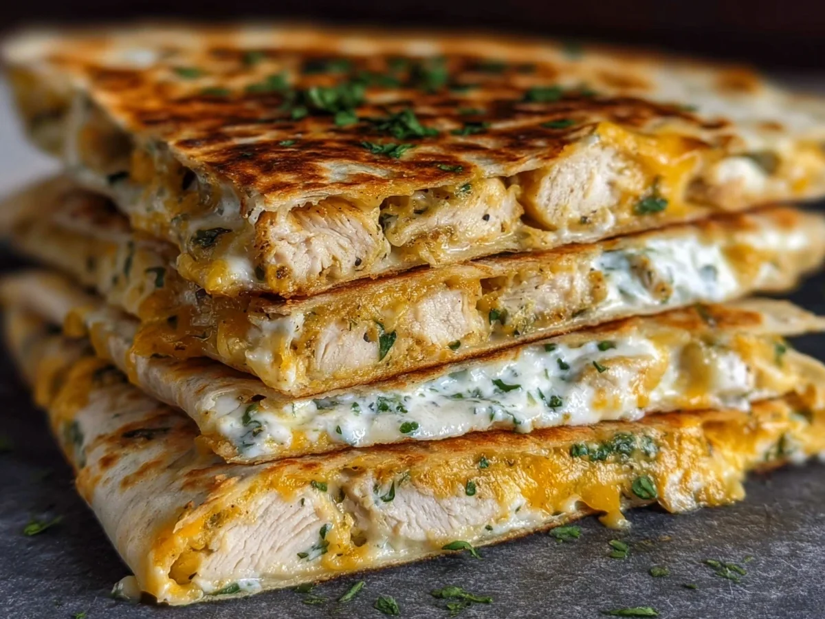 Crispy Chicken Ranch Quesadilla High-Protein - Image 2