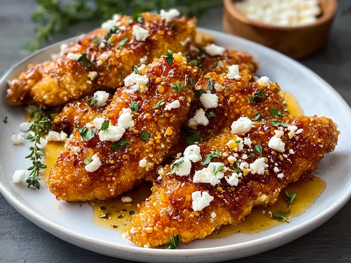 Crispy Hot Honey Feta Chicken - Image 1