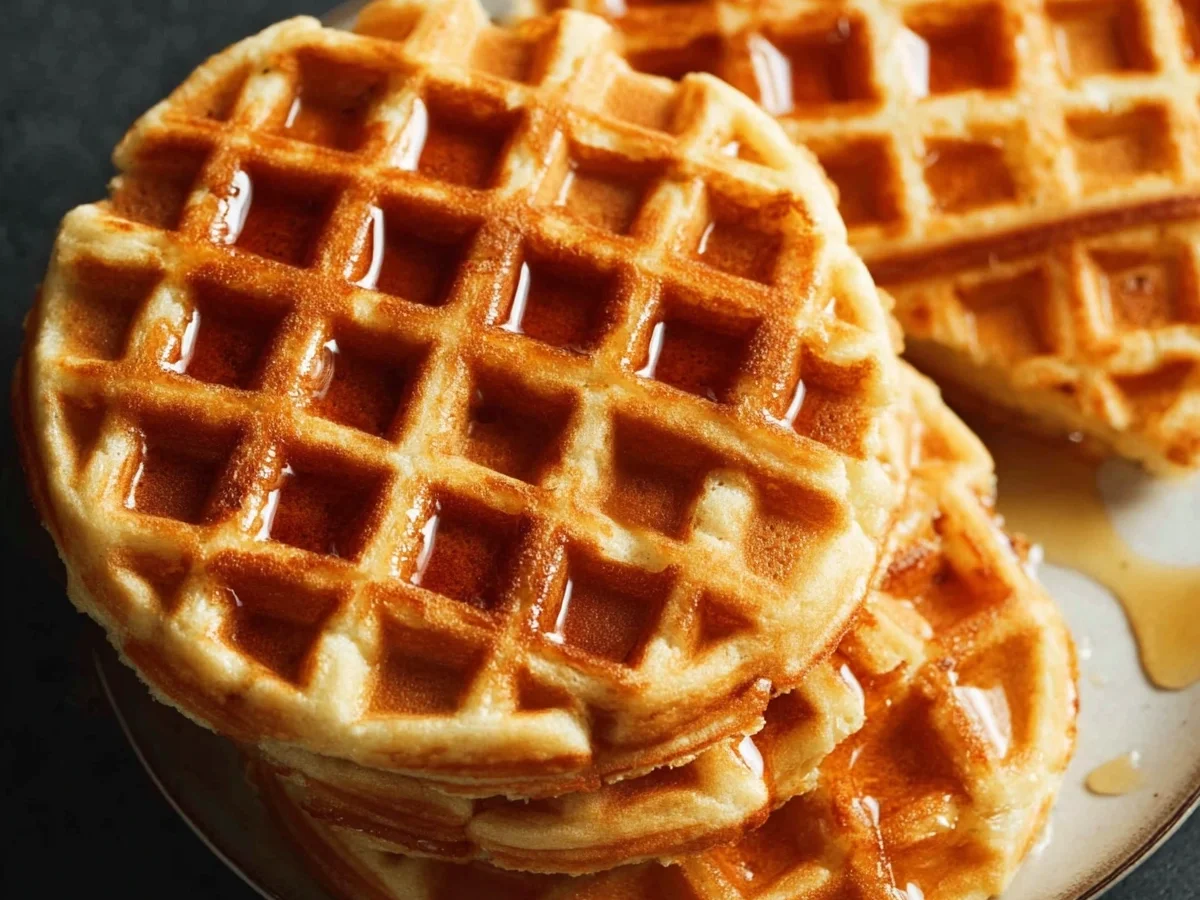 Crispy Protein Powder Waffles with 41g Protein - Image 1