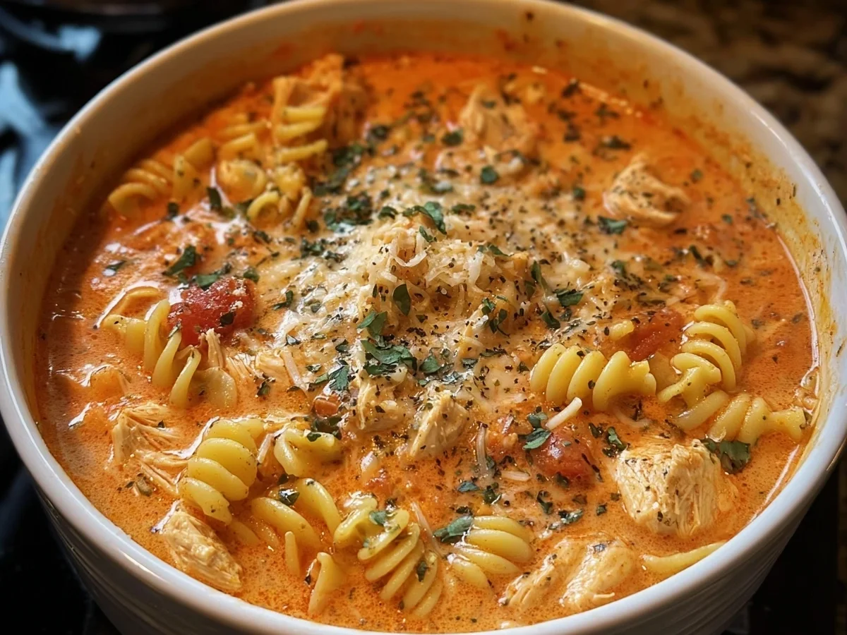 Crockpot Chicken Parmesan Soup - Image 1