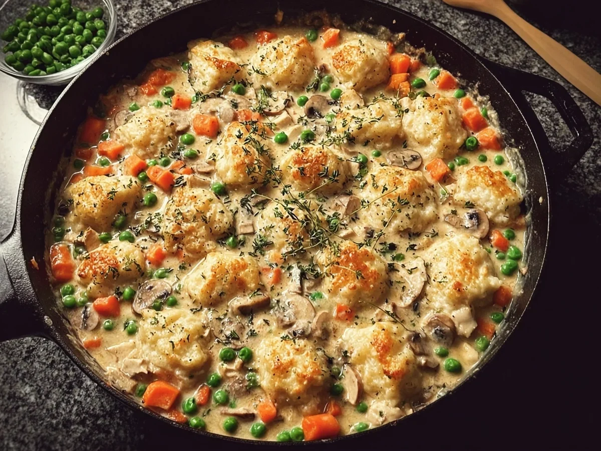 Crustless Chicken Pot Pie Skillet - Image 1