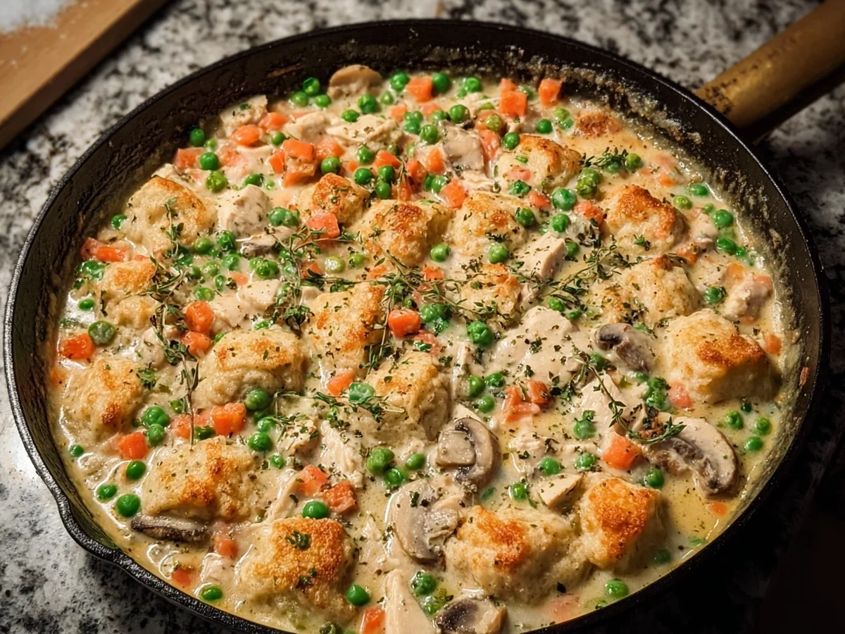 Crustless Chicken Pot Pie Skillet - Image 2