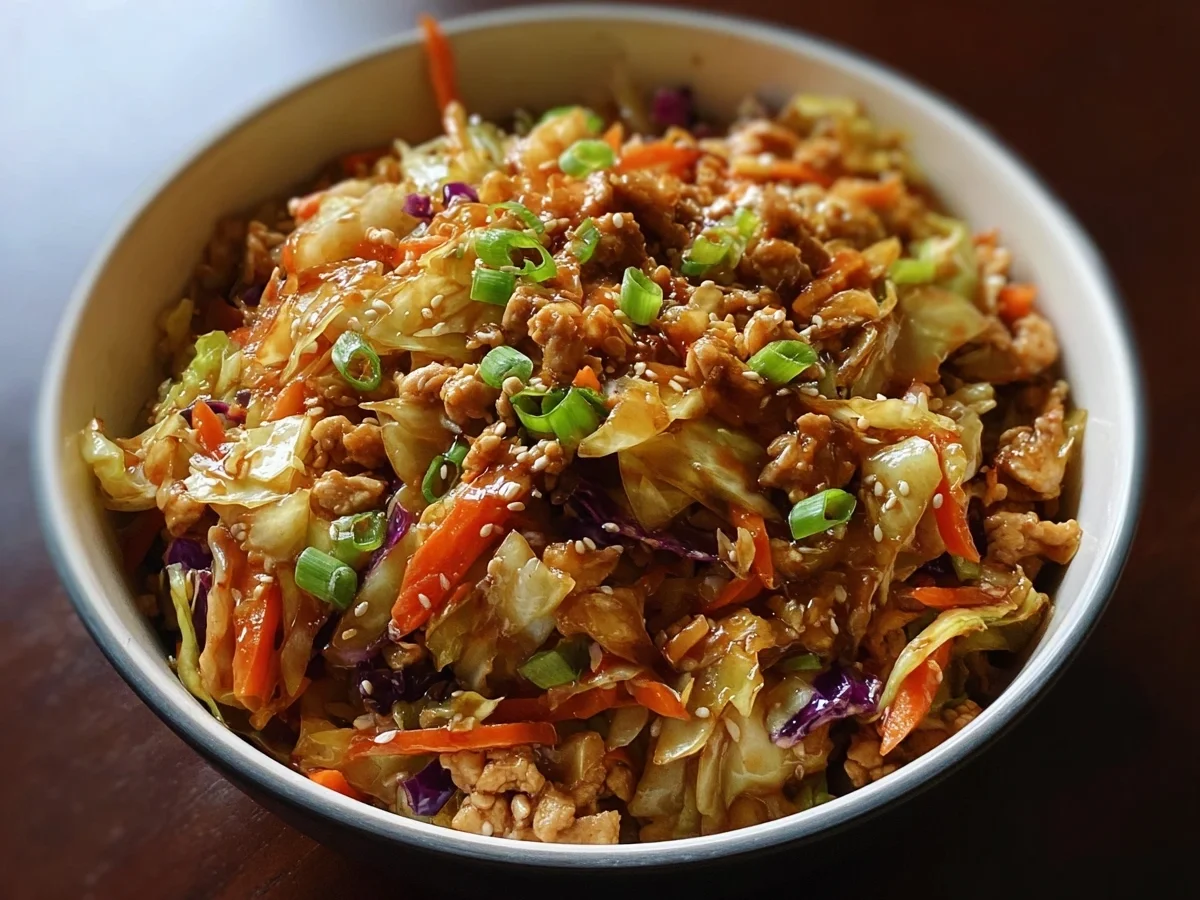 Egg Roll Bowls with Chicken & Cabbage - Image 2