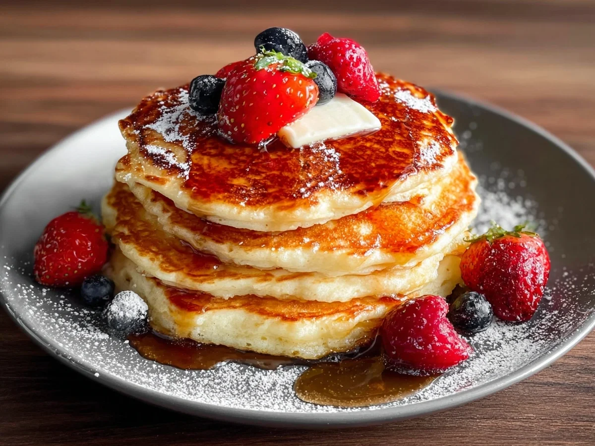 Fluffy Cottage Cheese Pancakes High Protein - Image 2
