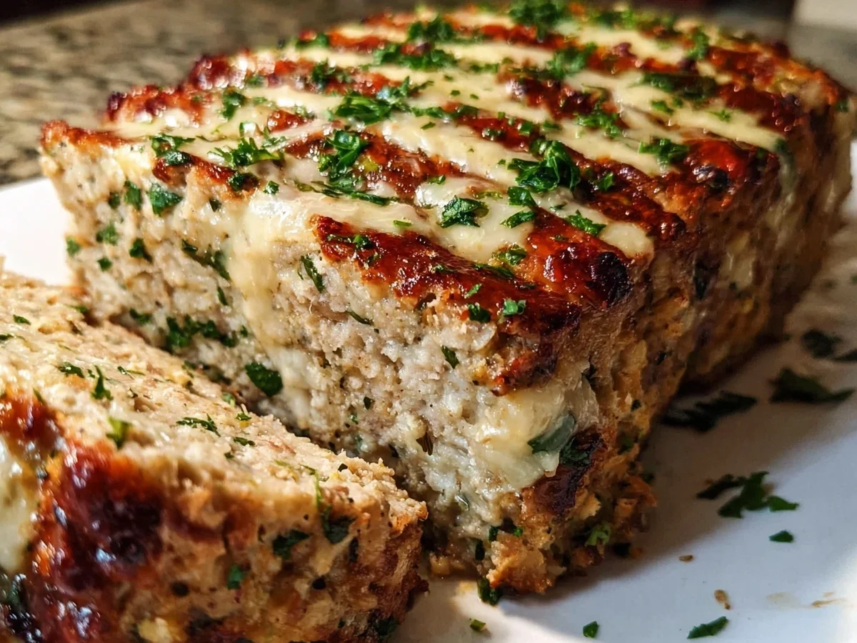 Garlic Parmesan Chicken Meatloaf - Image 1