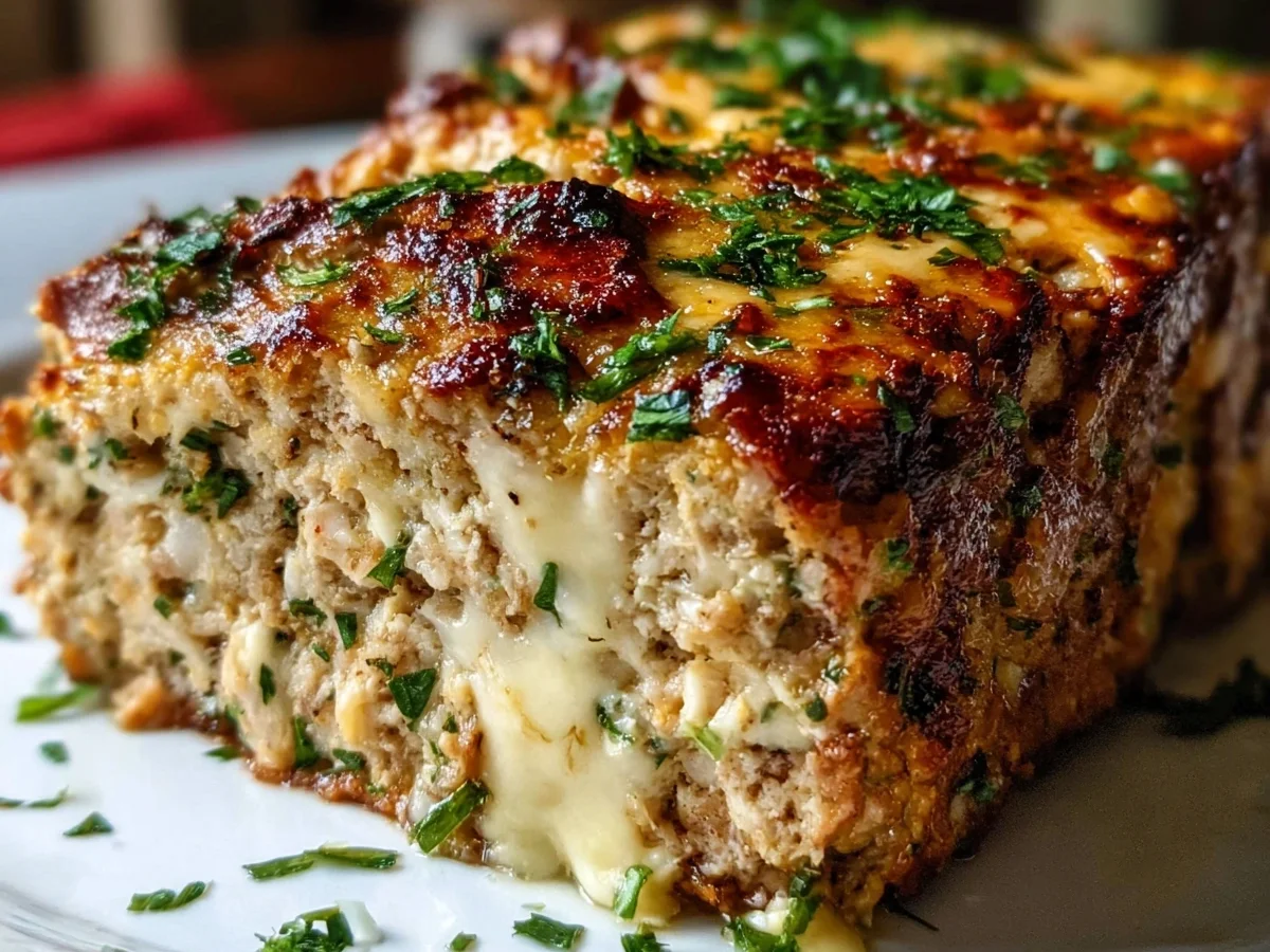 Garlic Parmesan Chicken Meatloaf - Image 2