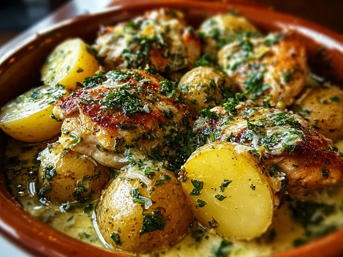 Garlic Parmesan Crockpot Chicken & Potatoes - Image 2