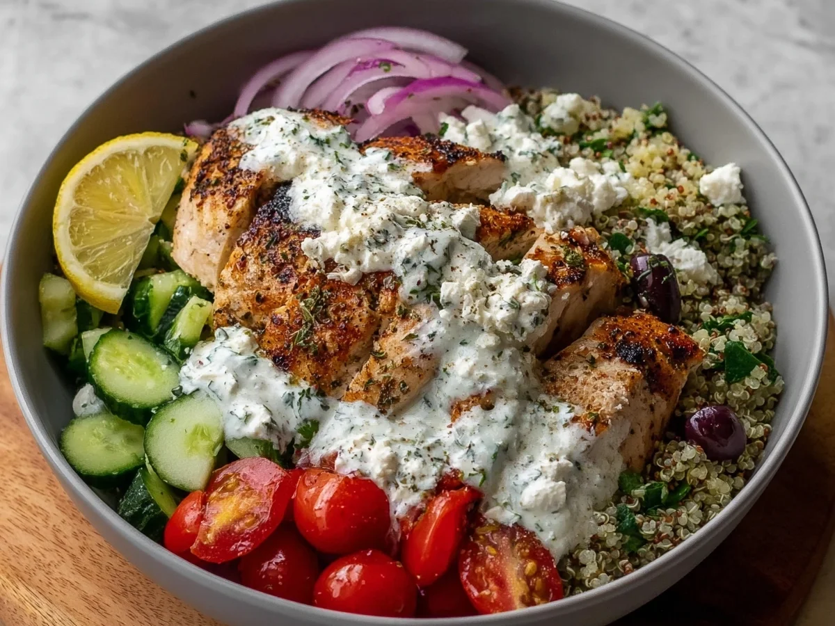 Greek Chicken Power Bowl Recipe - Image 1