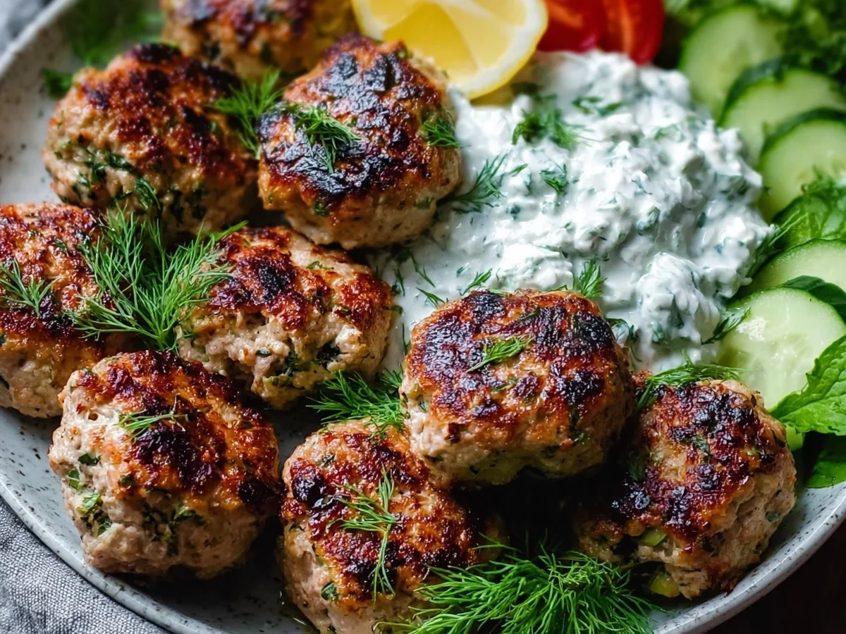 Greek Turkey Meatballs with Tzatziki - Image 2