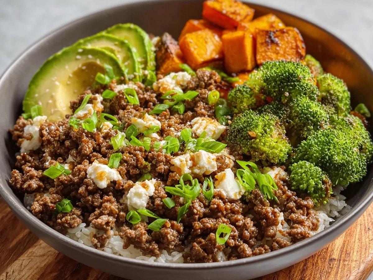 Ground Beef Hot Honey Bowl for Meal Prep - Image 2