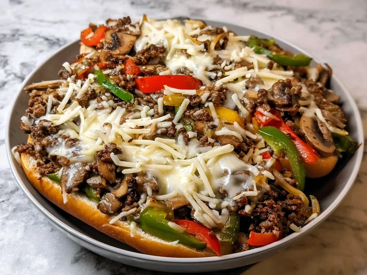 Ground Beef Philly Cheesesteak Meal Prep - Image 1