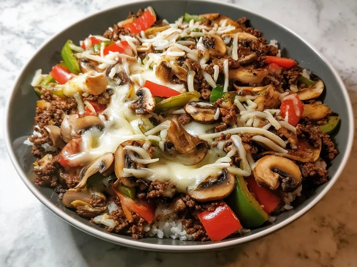 Ground Beef Philly Cheesesteak Meal Prep - Image 2