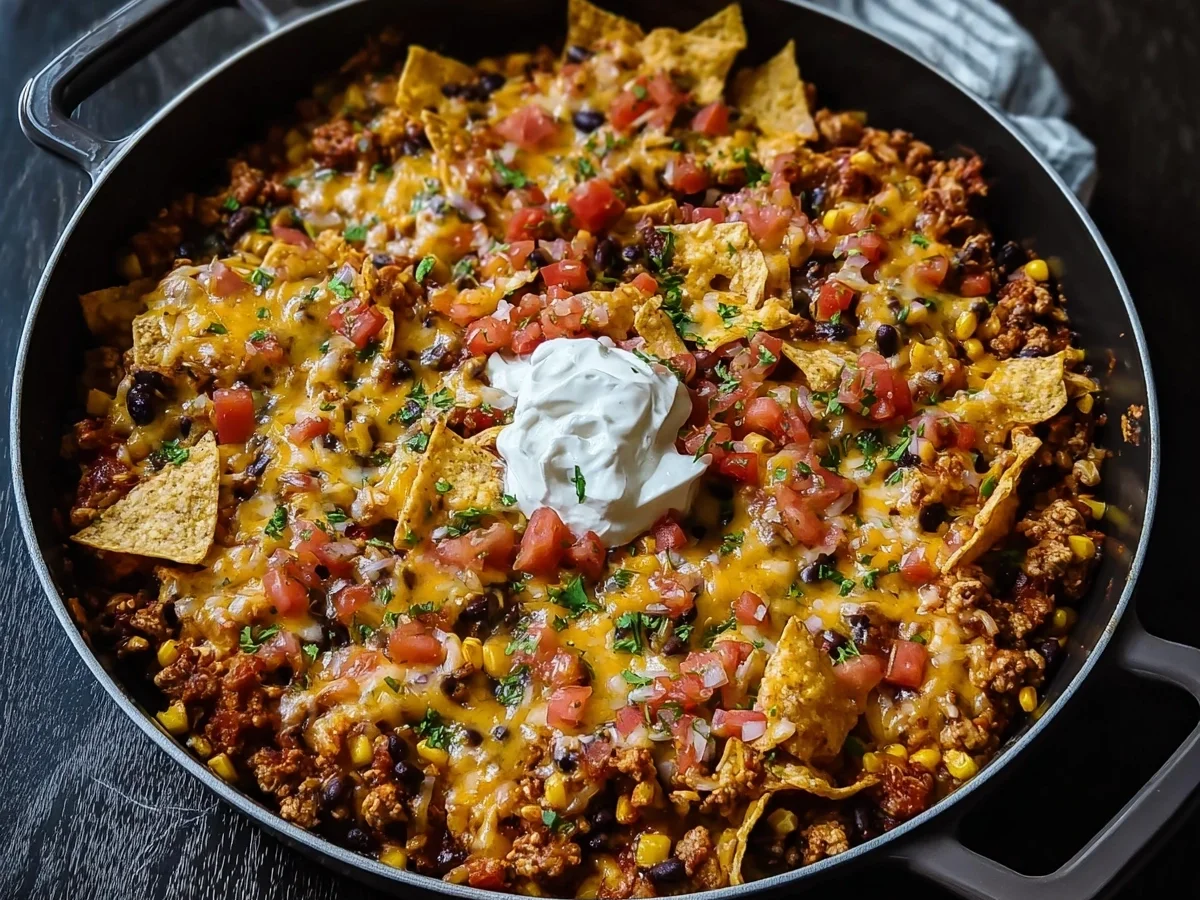 Ground Chicken Taco Casserole One-Pan Dinner - Image 1