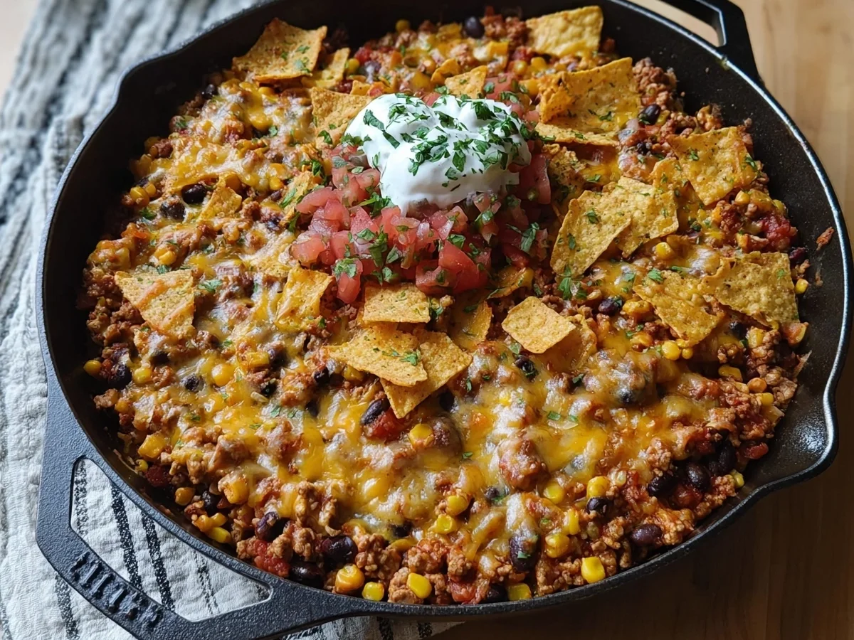 Ground Chicken Taco Casserole One-Pan Dinner - Image 2